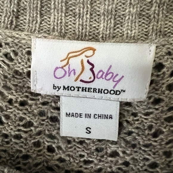 Lightweight Maternity sweater taupe size small - Picture 2 of 7